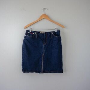 Vintage 90s Tommy Hilfiger Denim Miniskirt Size 7